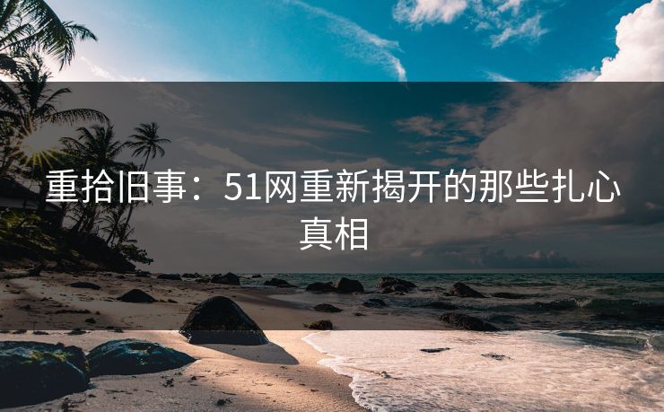 重拾旧事：51网重新揭开的那些扎心真相