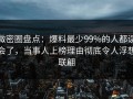 微密圈盘点：爆料最少99%的人都误会了，当事人上榜理由彻底令人浮想联翩